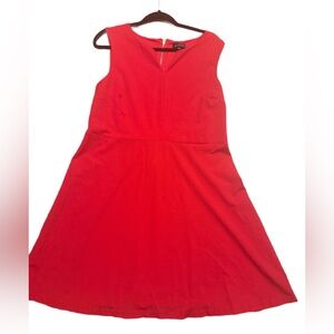 Stylish Red Limited Business Dress